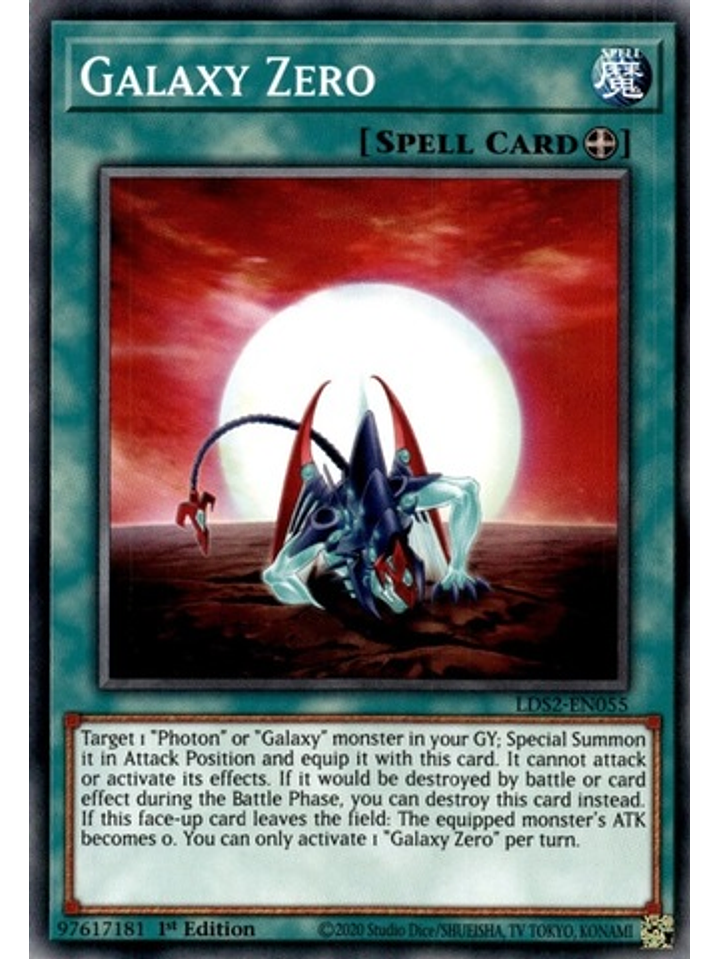 Galaxy Zero - LDS2-EN055 - Common 1st Edition 1