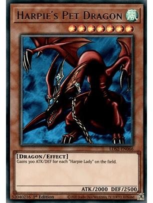 Harpie's Pet Dragon (Blue) - LDS2-EN066 - Ultra Rare 1st Edition