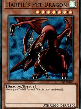 Harpie's Pet Dragon (Blue) - LDS2-EN066 - Ultra Rare 1st Edition