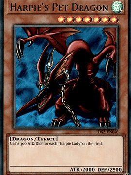 Harpie's Pet Dragon (Green) - LDS2-EN066 - Ultra Rare 1st Edition