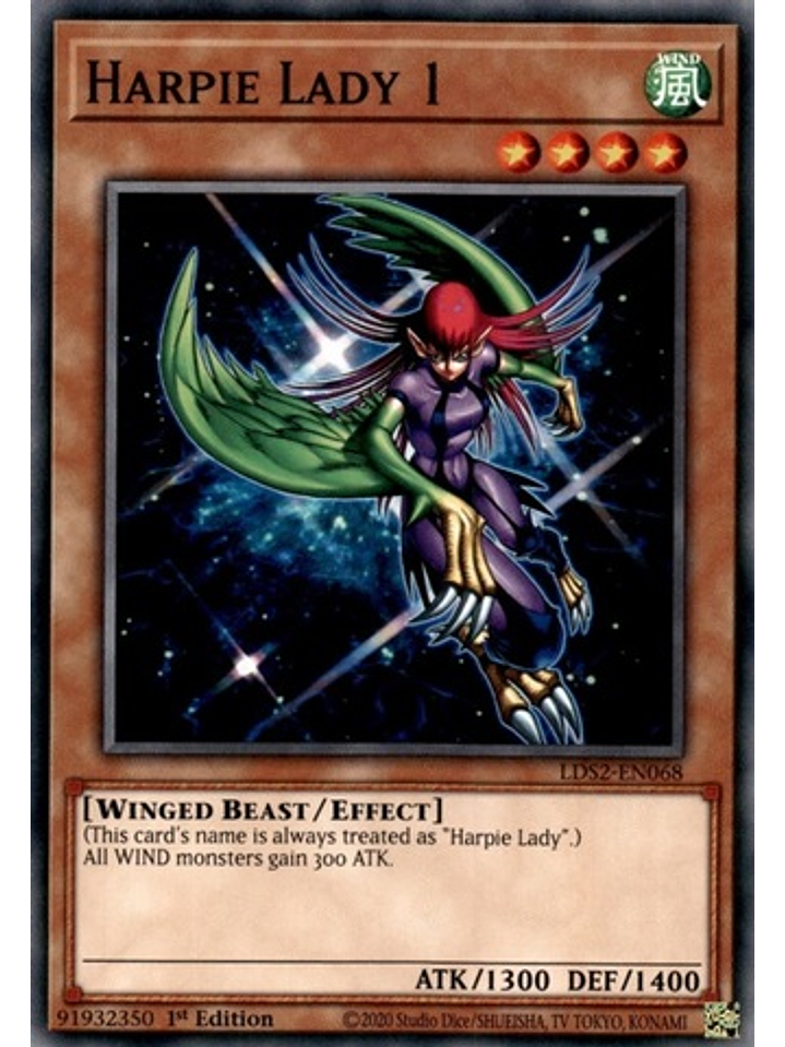Harpie Lady 1 - LDS2-EN068 - Common 1st Edition 1