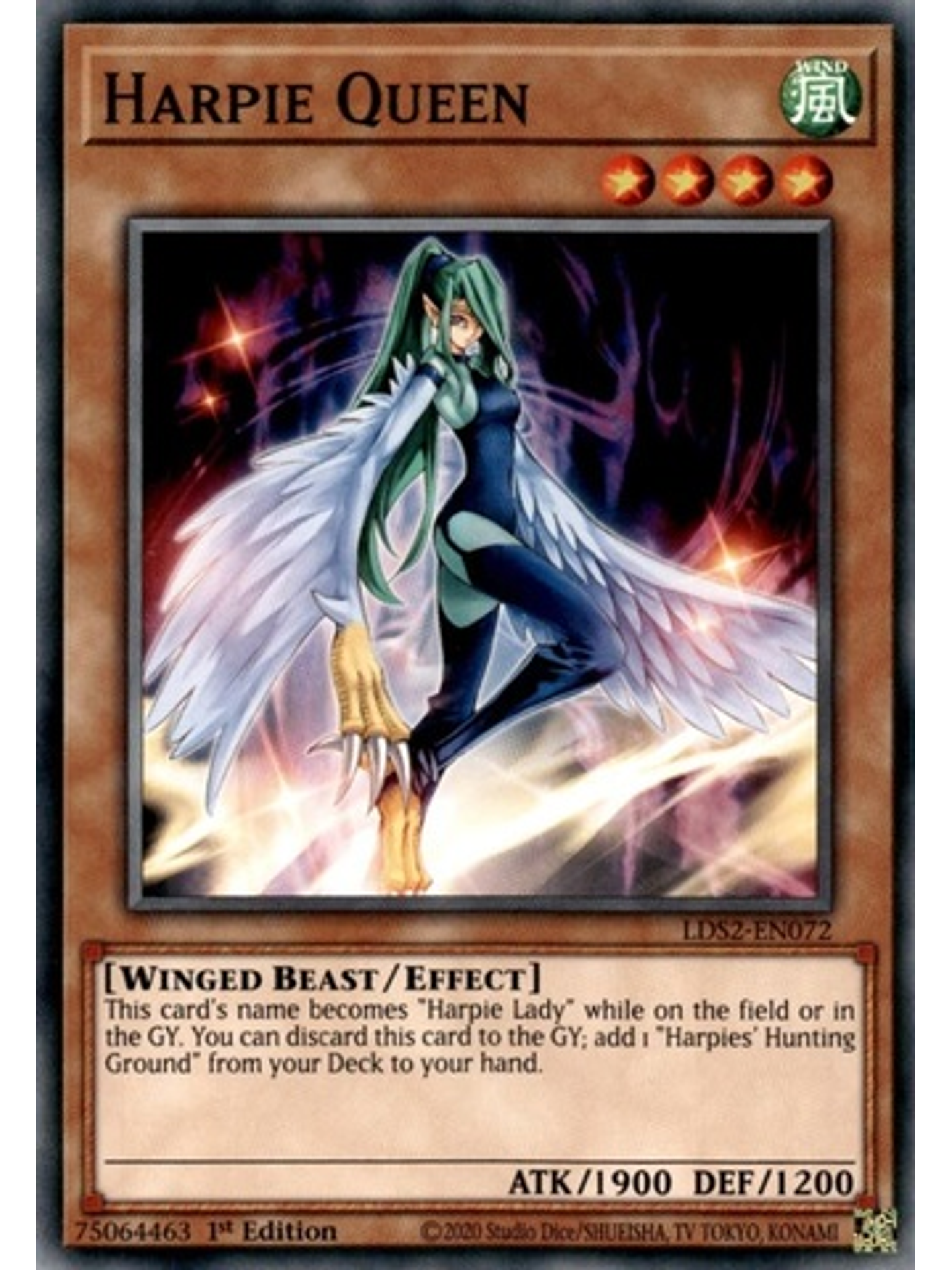 Harpie Queen - LDS2-EN072 - Common 1st Edition 1