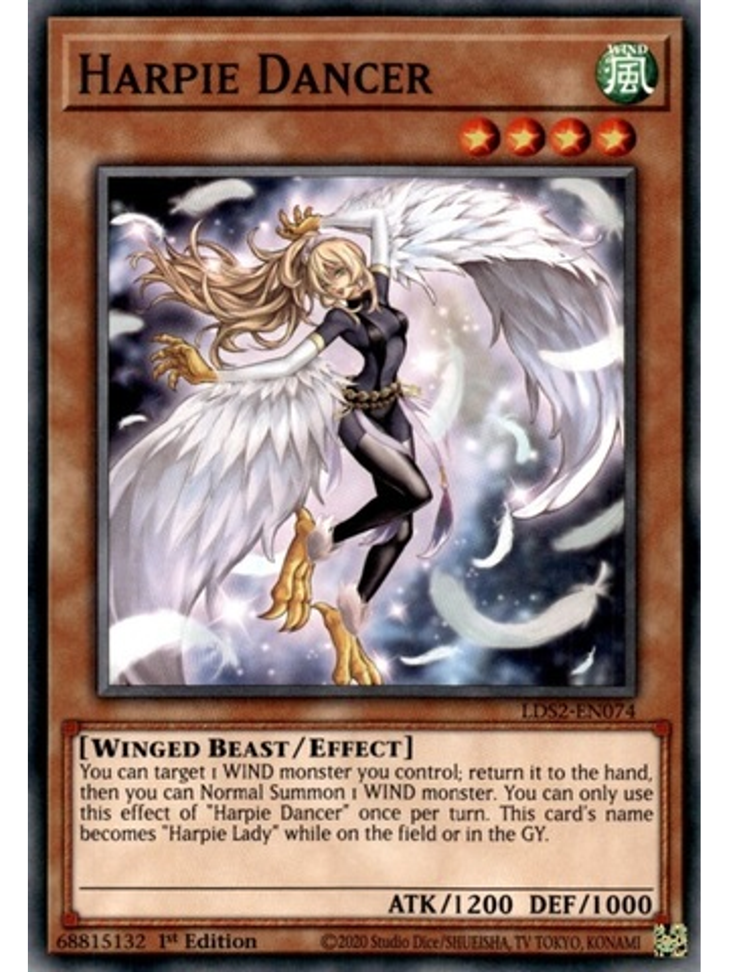 Harpie Dancer - LDS2-EN074 - Common 1st Edition 1