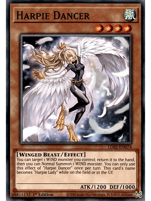 Harpie Dancer - LDS2-EN074 - Common 1st Edition