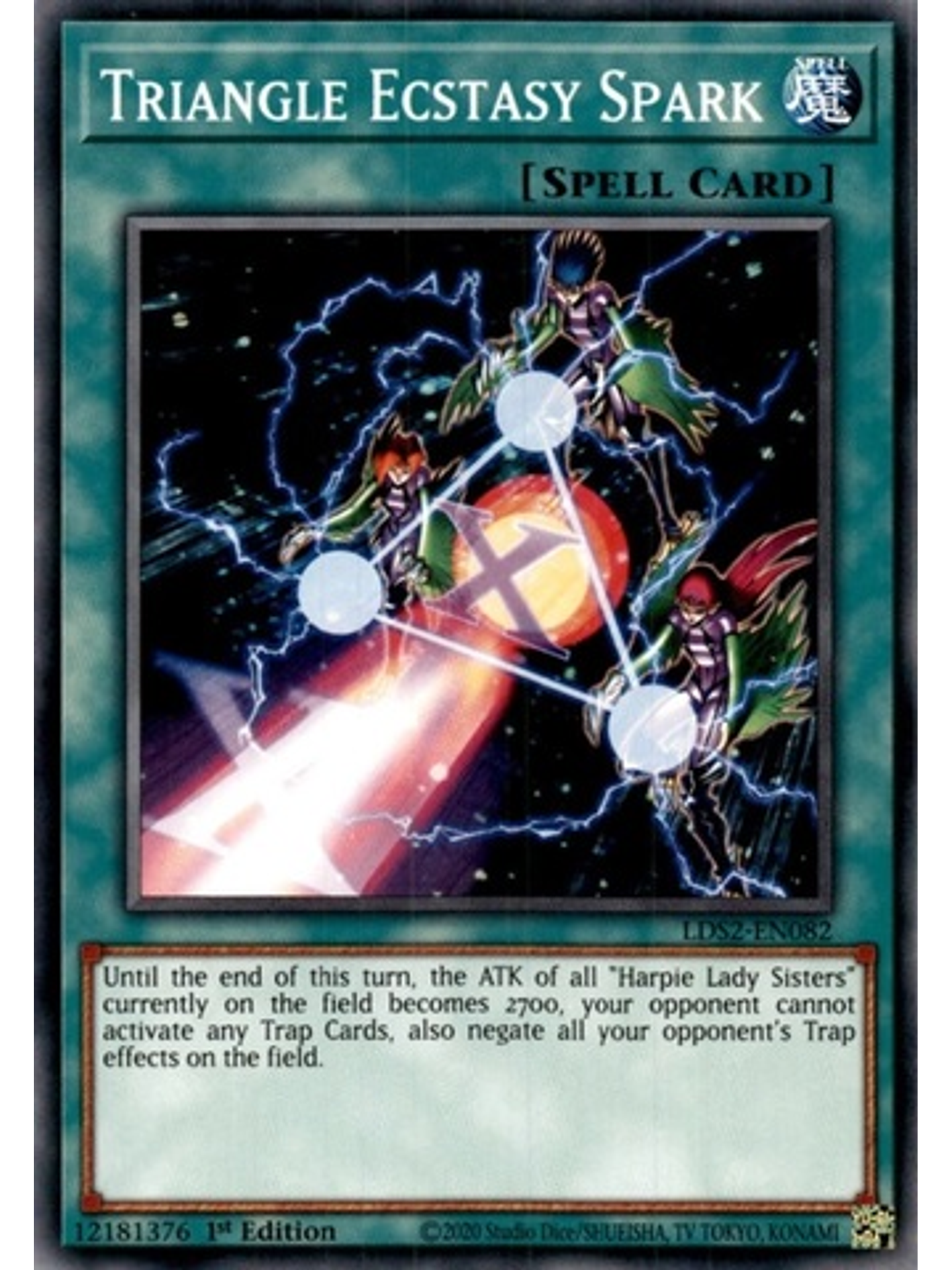 Triangle Ecstasy Spark - LDS2-EN082 - Common 1st Edition 1