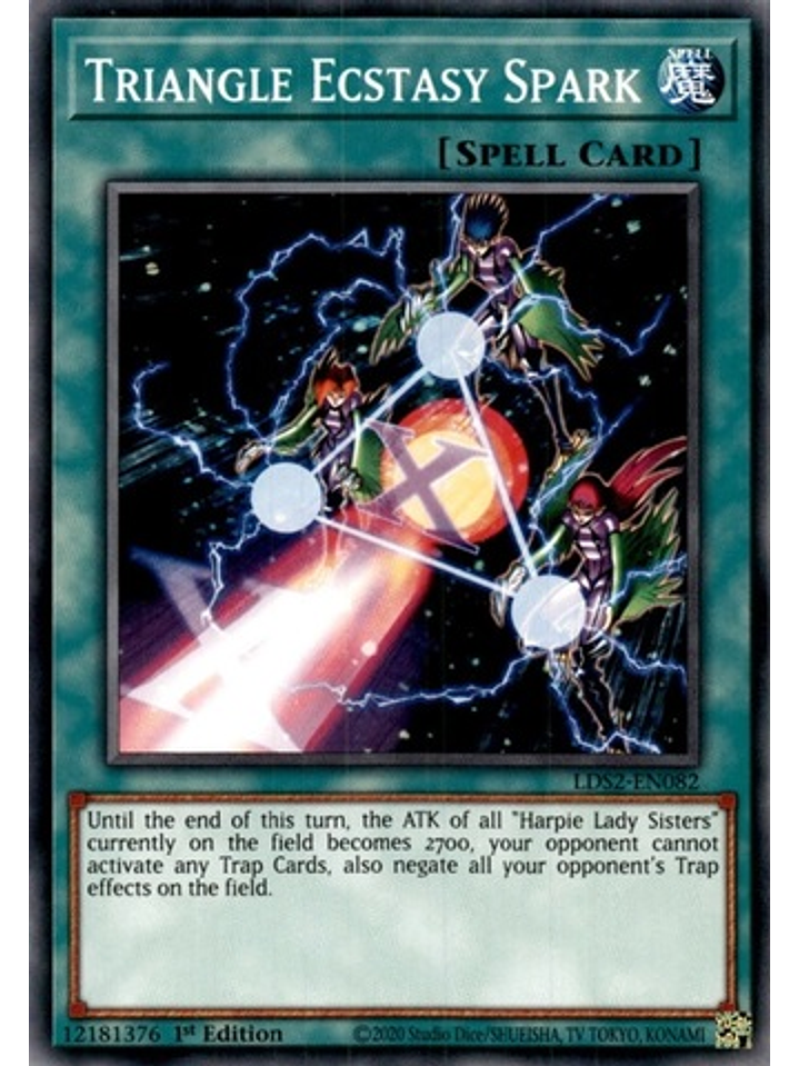 Triangle Ecstasy Spark - LDS2-EN082 - Common 1st Edition 1
