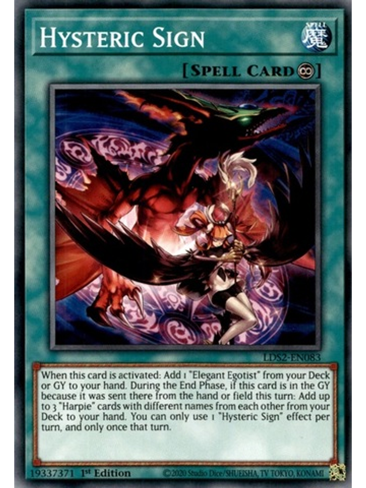 Hysteric Sign - LDS2-EN083 - Common 1st Edition 1