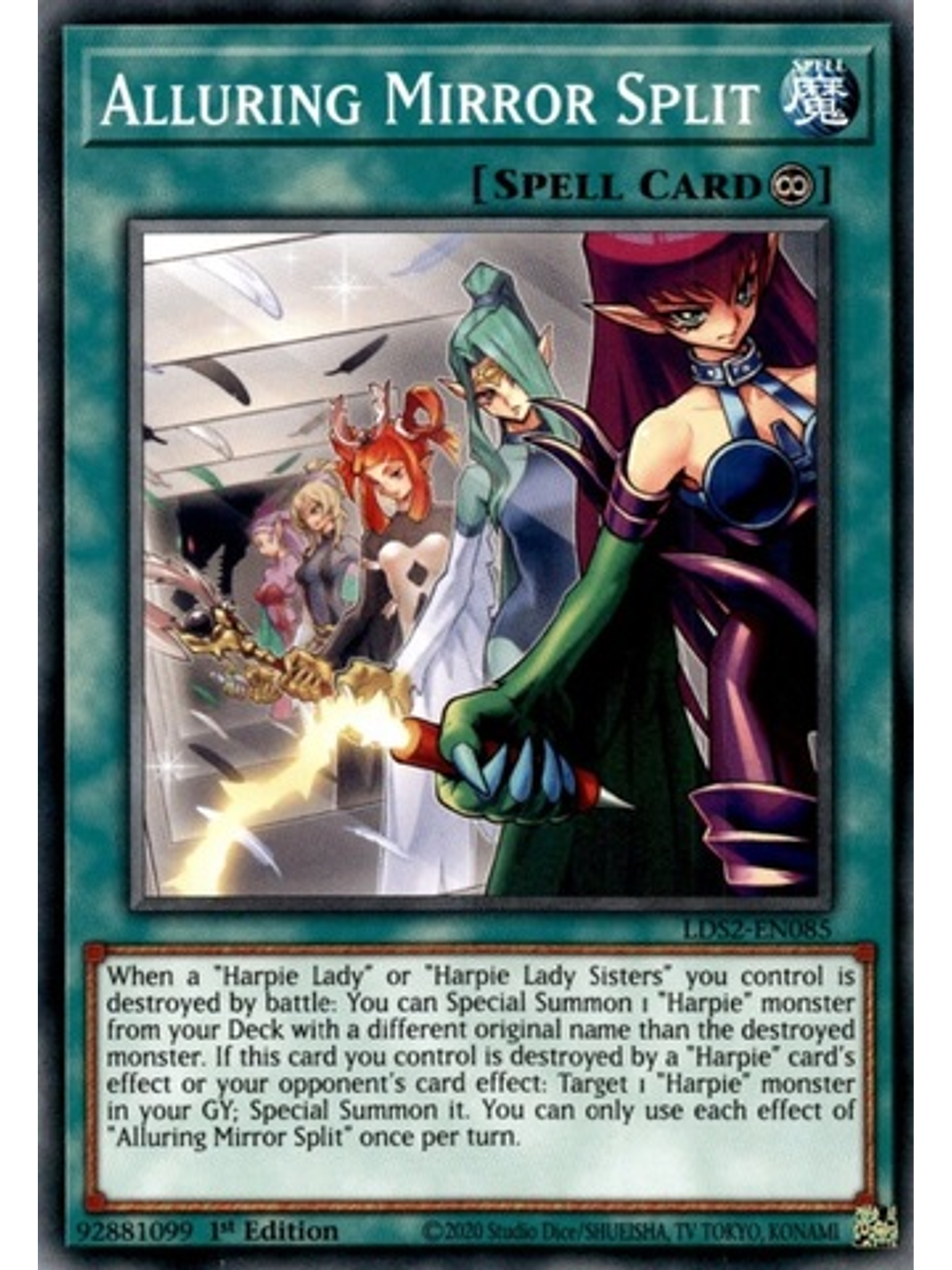 Alluring Mirror Split - LDS2-EN085 - Common 1st Edition 1