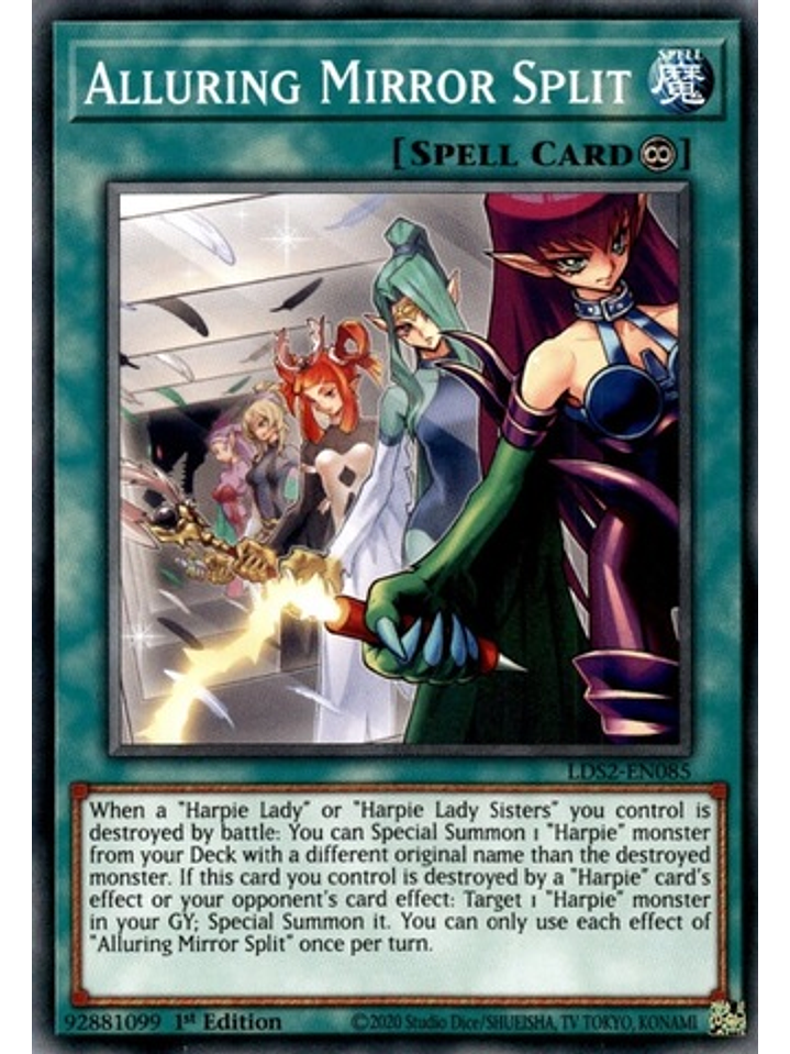 Alluring Mirror Split - LDS2-EN085 - Common 1st Edition 1
