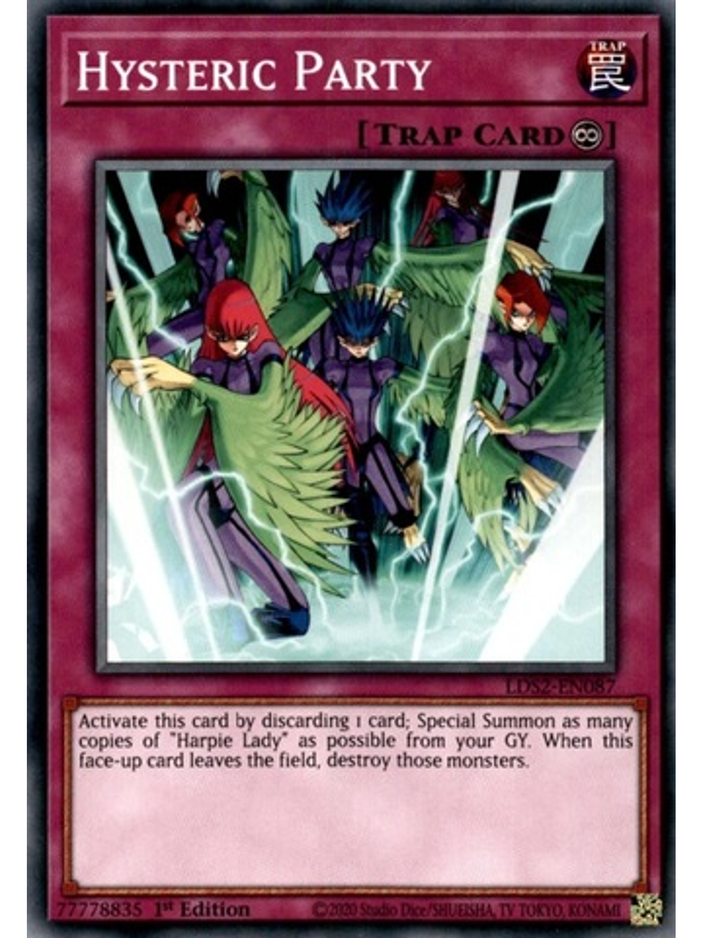 Hysteric Party - LDS2-EN087 - Common 1st Edition 1