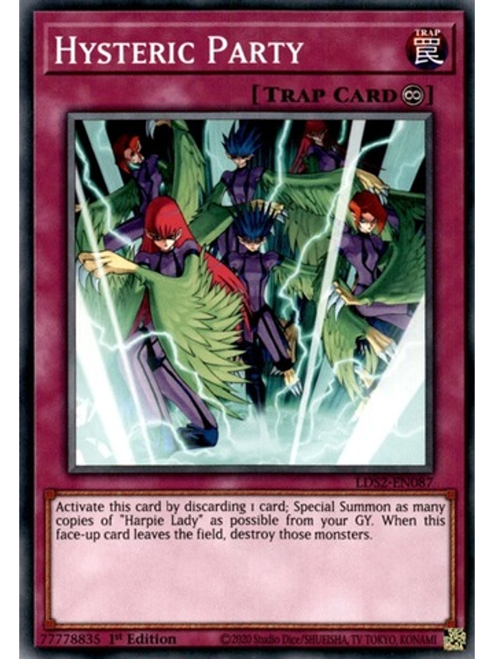 Hysteric Party - LDS2-EN087 - Common 1st Edition 1