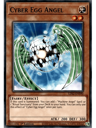 Cyber Egg Angel - LDS2-EN090 - Common 1st Edition