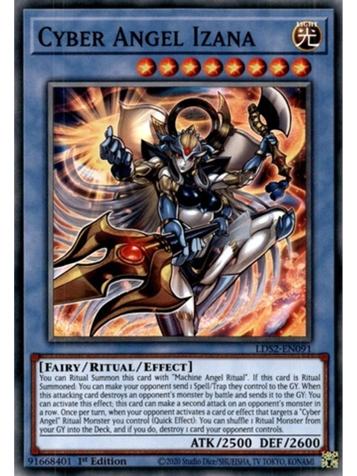 Cyber Angel Izana - LDS2-EN091 - Common 1st Edition 1