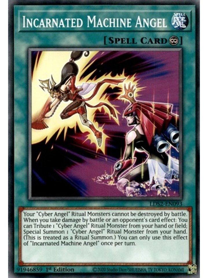 Incarnated Machine Angel - LDS2-EN093 - Common 1st Edition 1