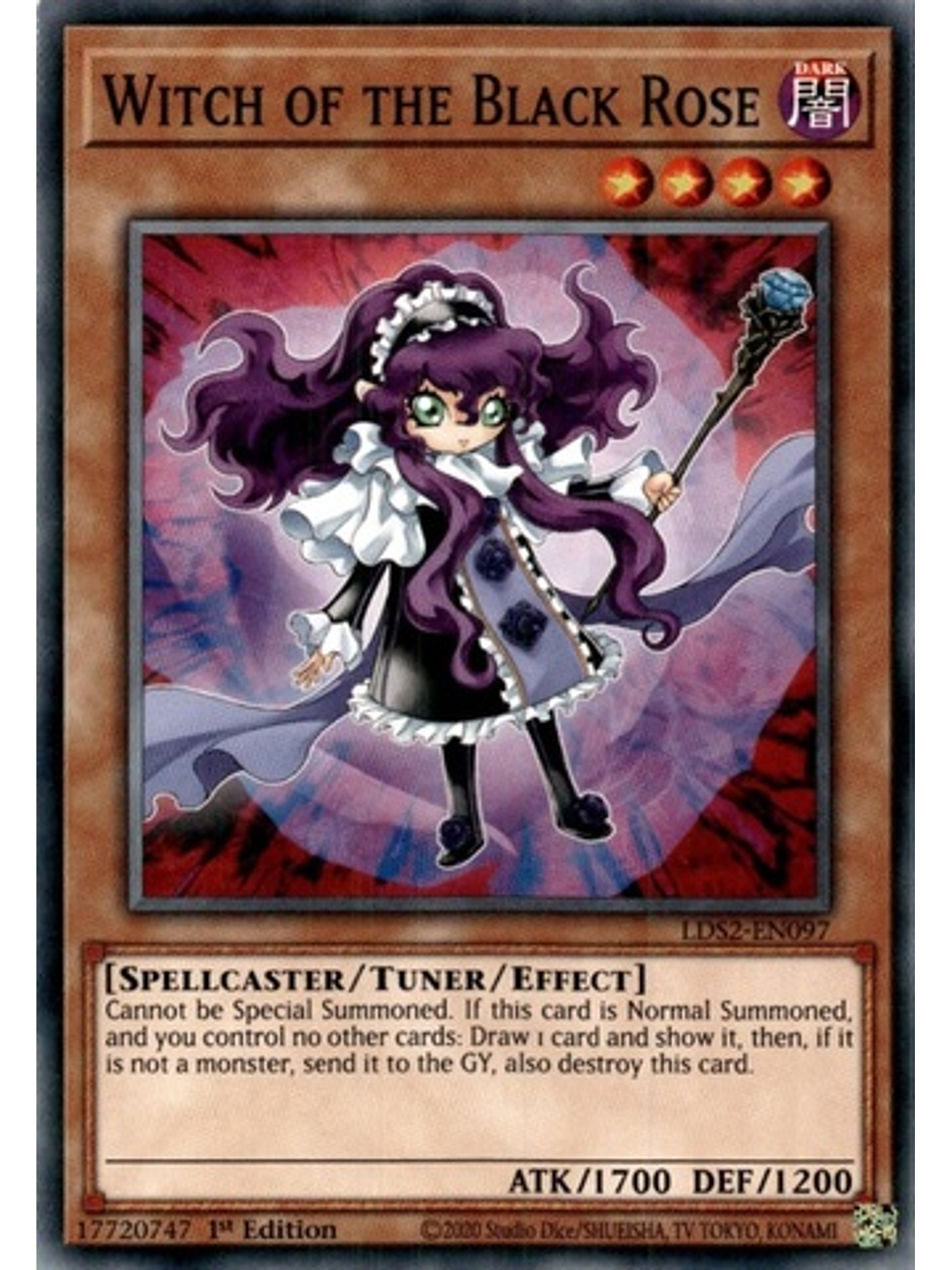 Witch of the Black Rose - LDS2-EN097 - Common 1st Edition 1