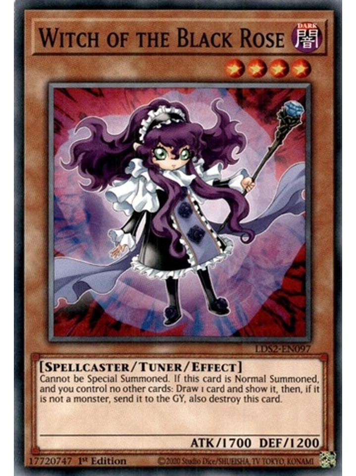 Witch of the Black Rose - LDS2-EN097 - Common 1st Edition 1