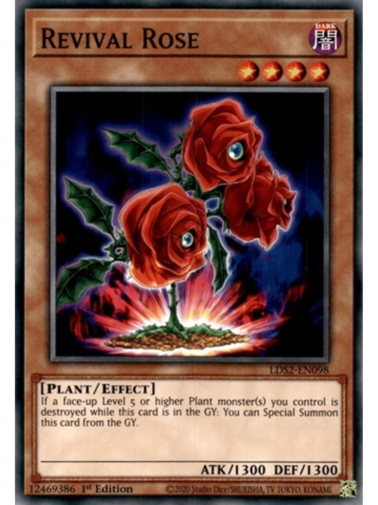 Revival Rose - LDS2-EN098 - Common 1st Edition 1