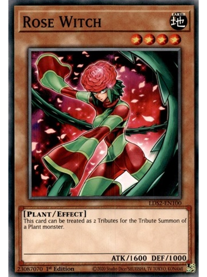 Rose Witch - LDS2-EN100 - Common 1st Edition 1