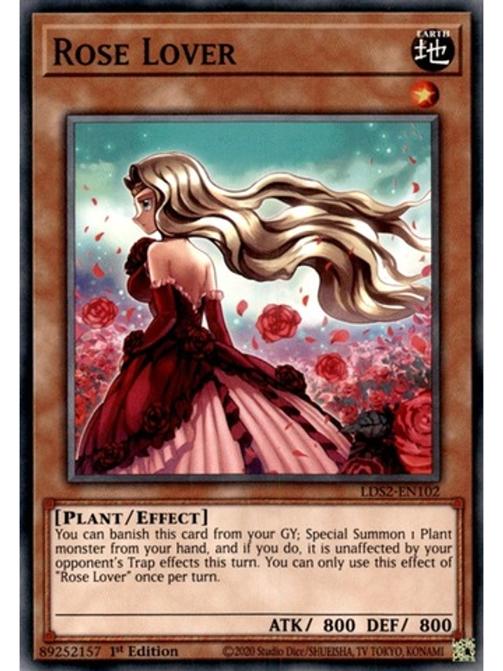Rose Lover - LDS2-EN102 - Common 1st Edition 1