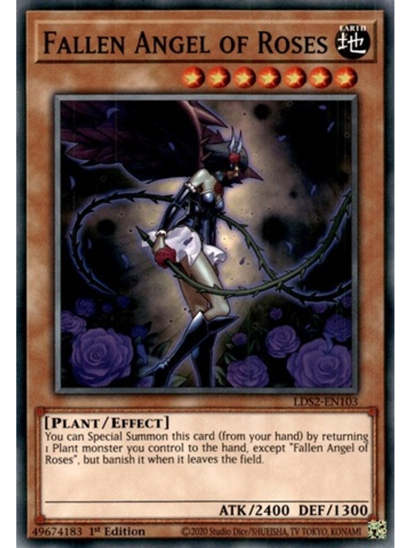 Fallen Angel of Roses - LDS2-EN103 - Common 1st Edition 1