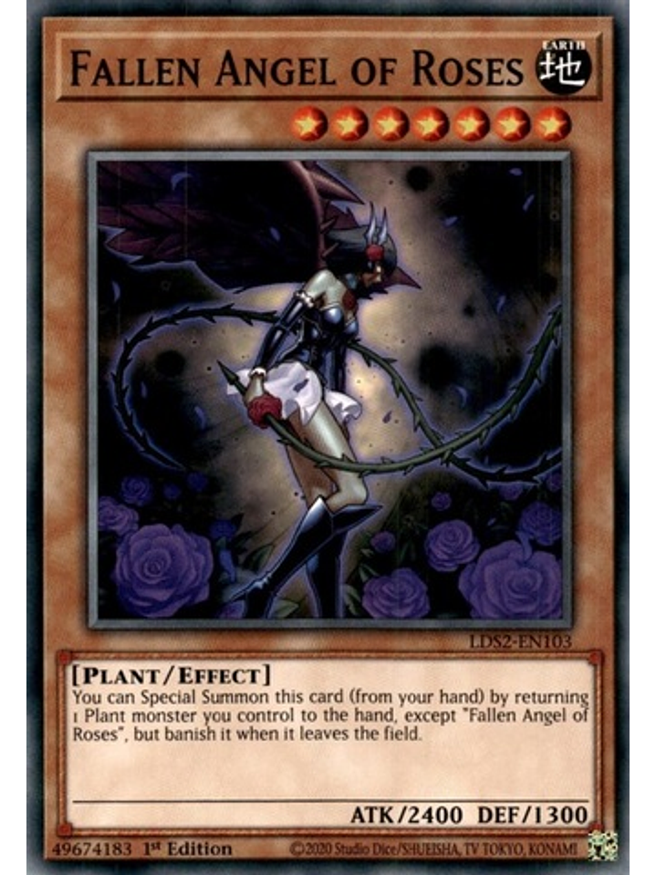Fallen Angel of Roses - LDS2-EN103 - Common 1st Edition 1
