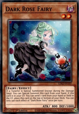 Dark Rose Fairy - LDS2-EN107 - Common 1st Edition