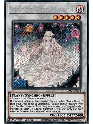 Garden Rose Maiden - LDS2-EN113 - Secret Rare 1st Edition