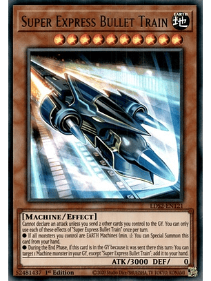 Super Express Bullet Train (Blue) - LDS2-EN121 - Ultra Rare 1st Edition