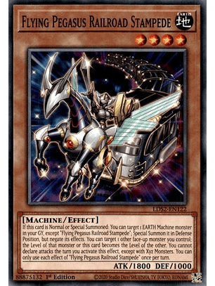 Flying Pegasus Railroad Stampede - LDS2-EN122 - Common 1st Edition