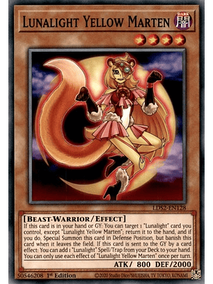 Lunalight Yellow Marten - LDS2-EN128 - Common 1st Edition