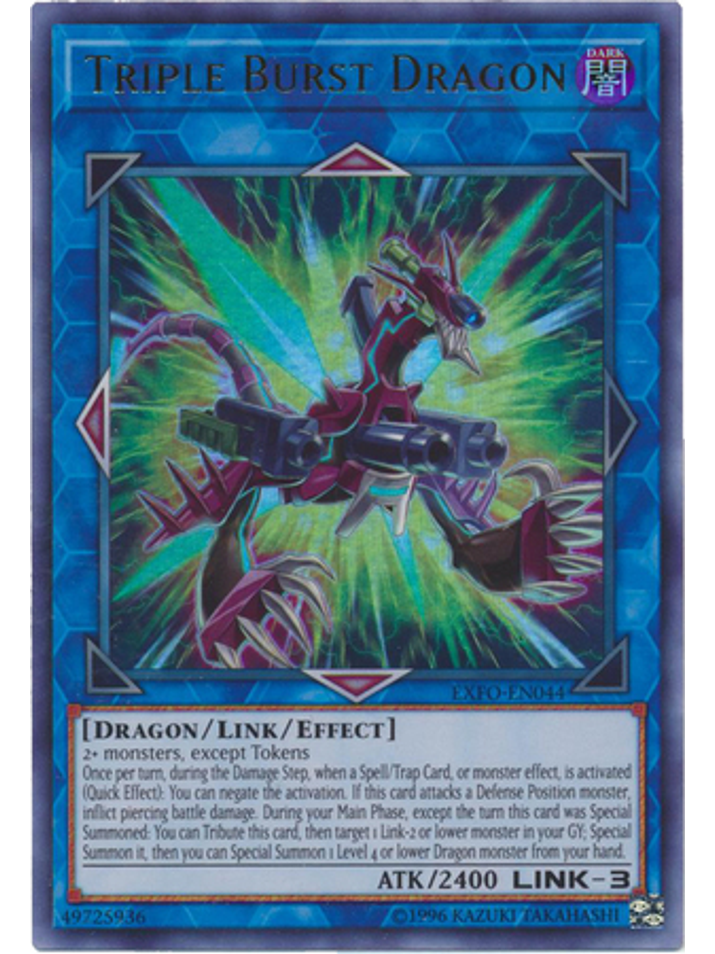 Triple Burst Dragon - EXFO-EN044 - Ultra Rare Unlimited 1