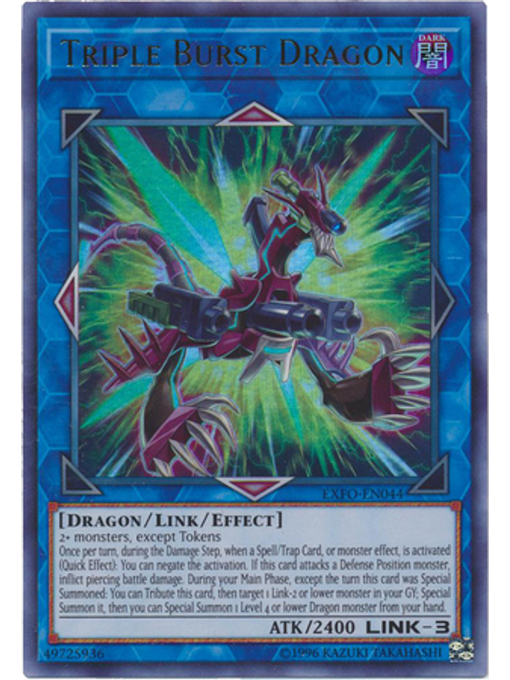 Triple Burst Dragon - EXFO-EN044 - Ultra Rare Unlimited 1