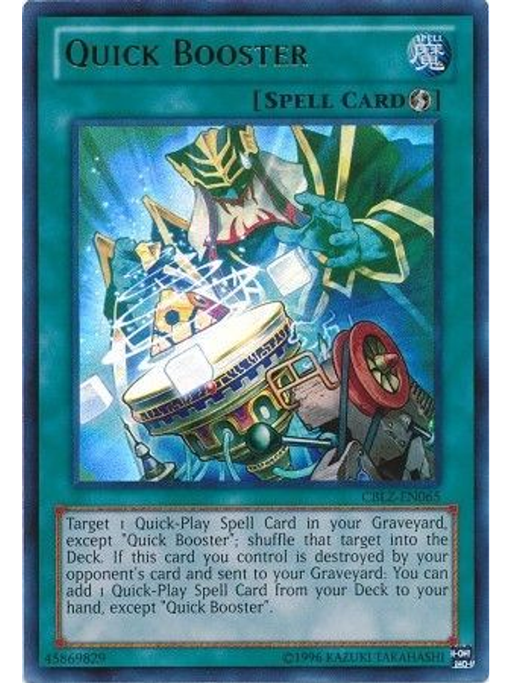 Quick Booster - CBLZ-EN065 - Ultra Rare Unlimited 1