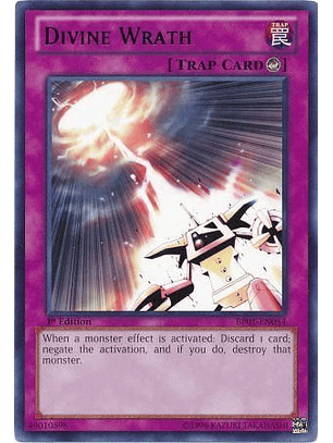Divine Wrath - BP01-EN054 - Rare 1st Edition