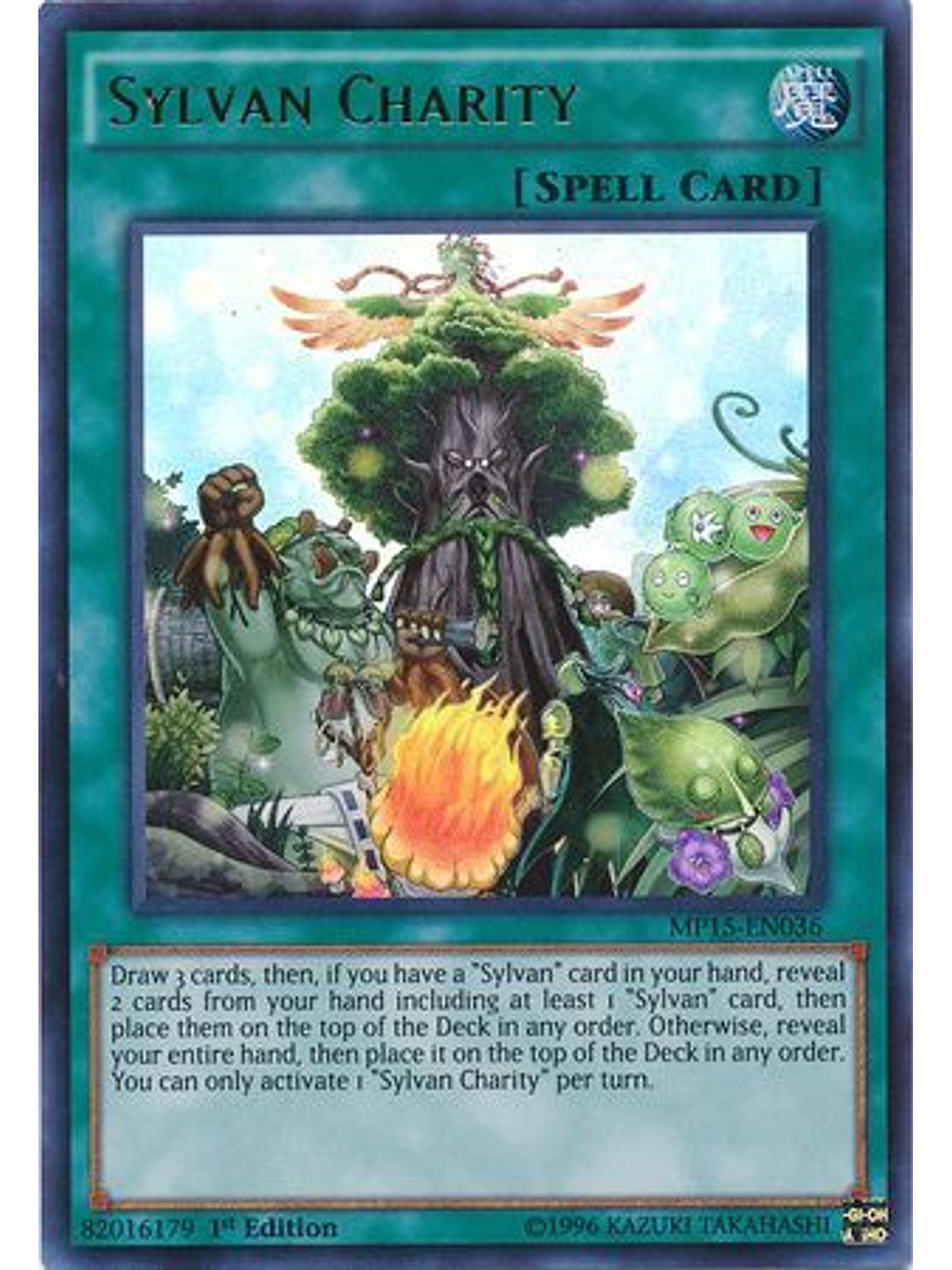 Sylvan Charity - MP15-EN036 - Ultra Rare 1st Edition 1