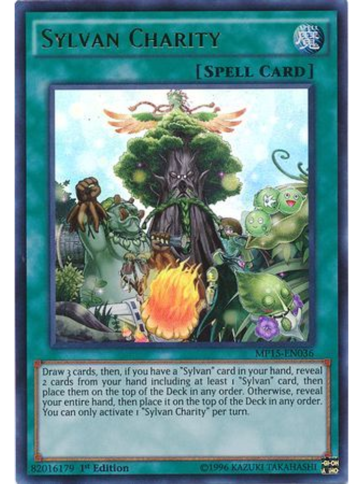 Sylvan Charity - MP15-EN036 - Ultra Rare 1st Edition 1