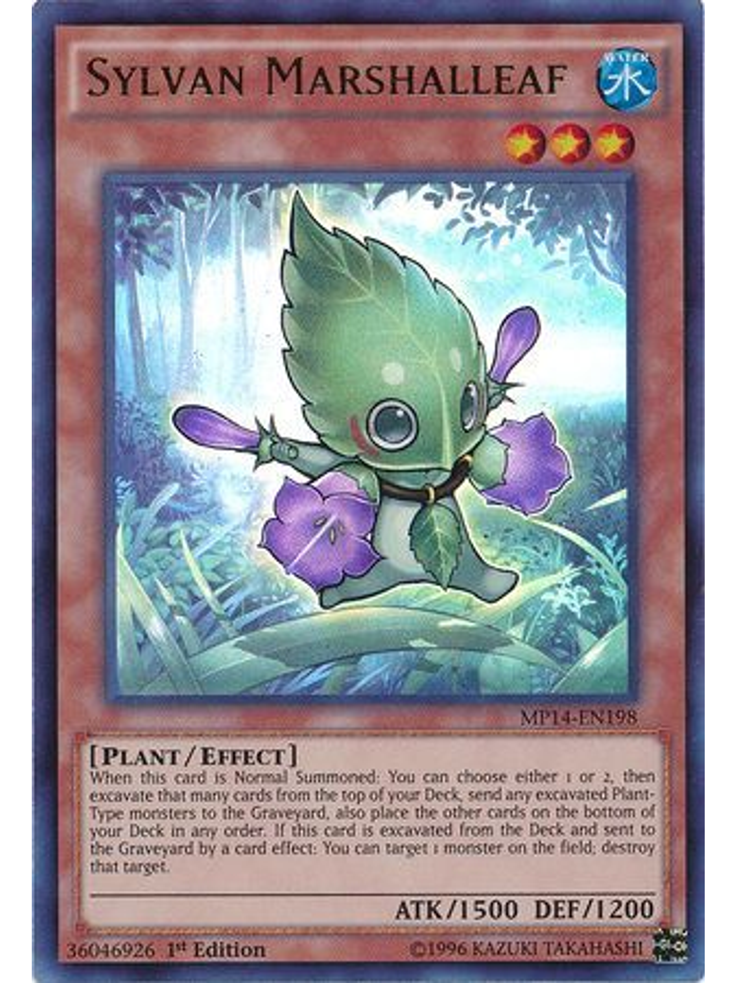 Sylvan Marshalleaf - MP14-EN198 - Ultra Rare 1st Edition 1