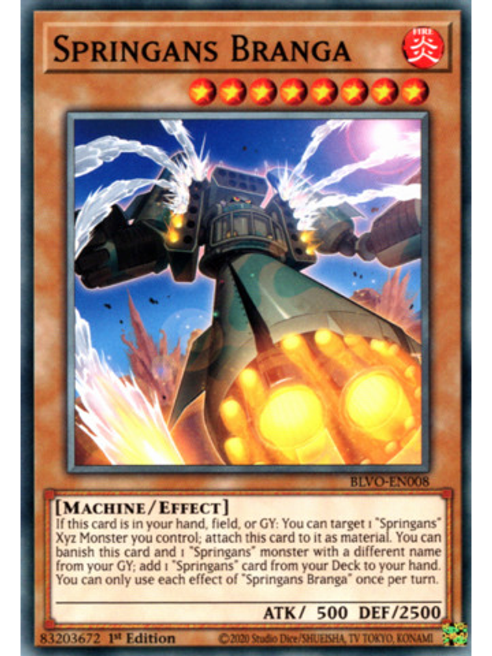 Springans Branga - BLVO-EN008 - Common 1st Edition 1