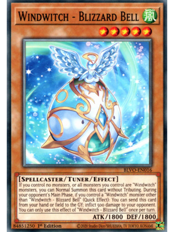Windwitch - Blizzard Bell - BLVO-EN016 - Common 1st Edition 1