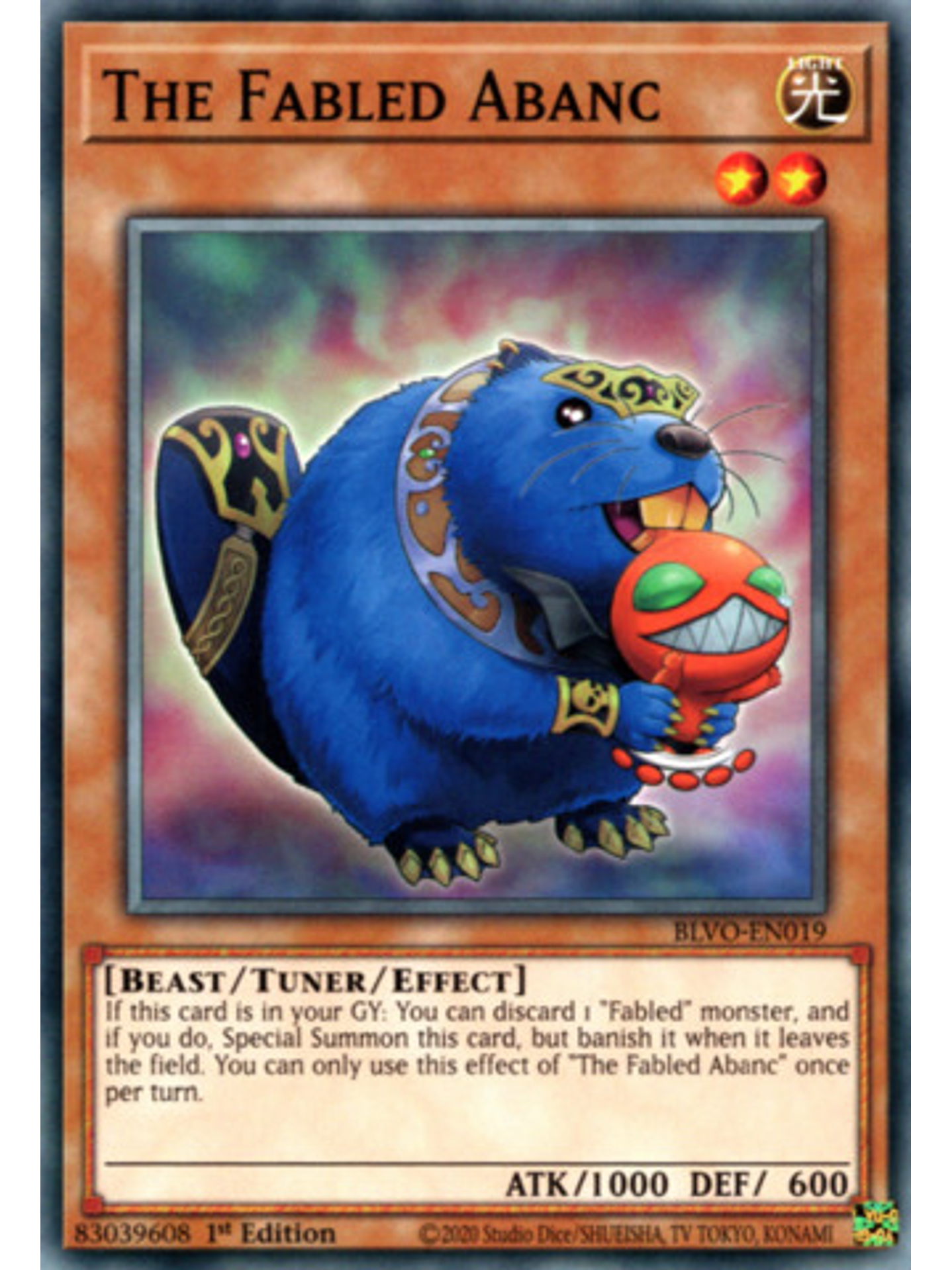 The Fabled Abanc - BLVO-EN019 - Common 1st Edition 1