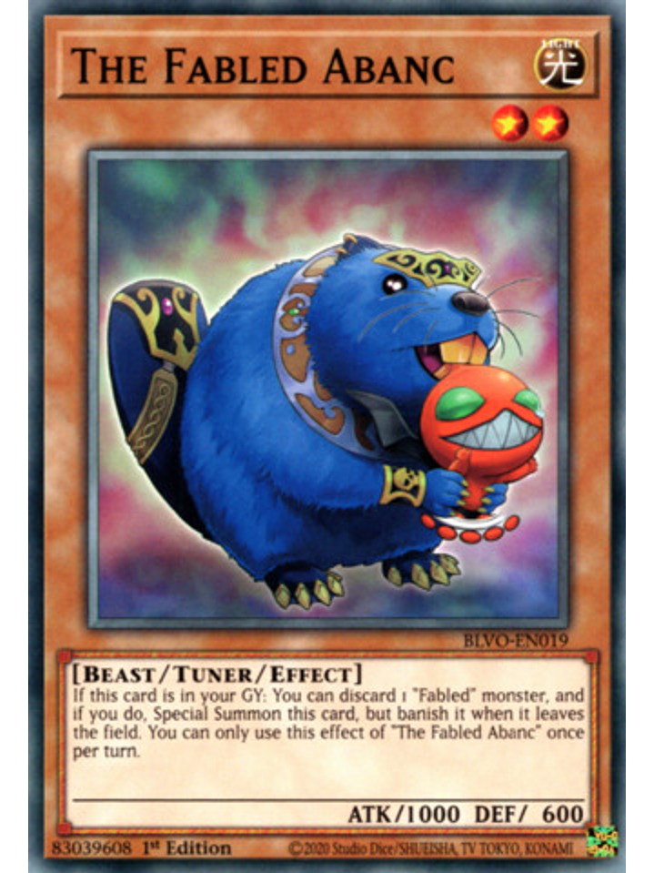 The Fabled Abanc - BLVO-EN019 - Common 1st Edition 1