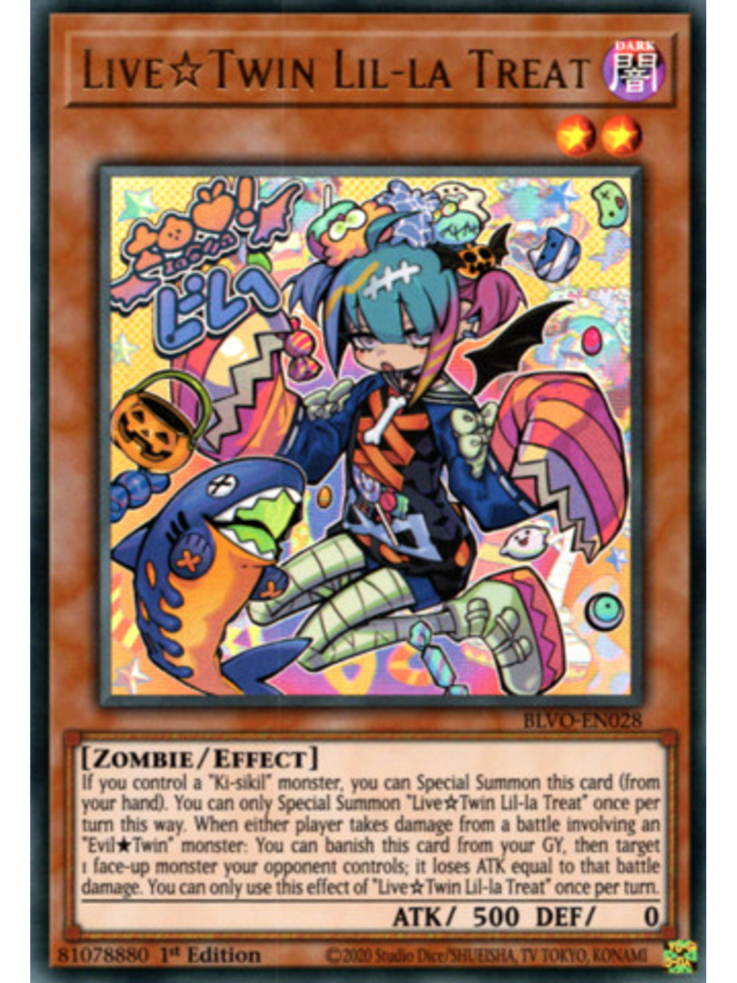 Live Twin Lil-la Treat - BLVO-EN028 - Ultra Rare 1st Edition 1