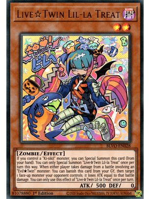 Live Twin Lil-la Treat - BLVO-EN028 - Ultra Rare 1st Edition