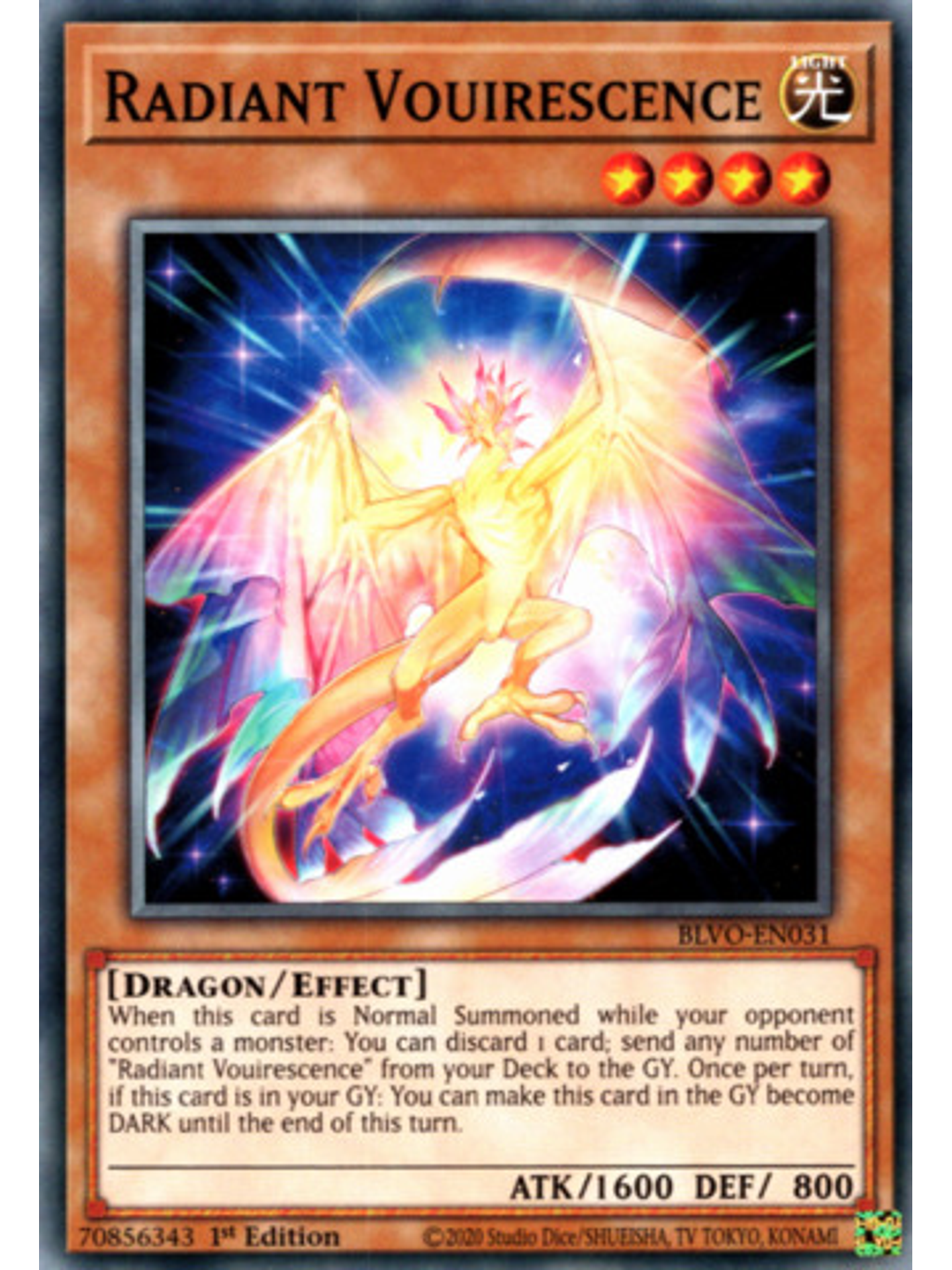 Radiant Vouirescence - BLVO-EN031 - Common 1st Edition 1