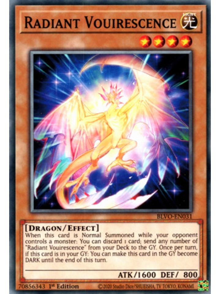 Radiant Vouirescence - BLVO-EN031 - Common 1st Edition 1