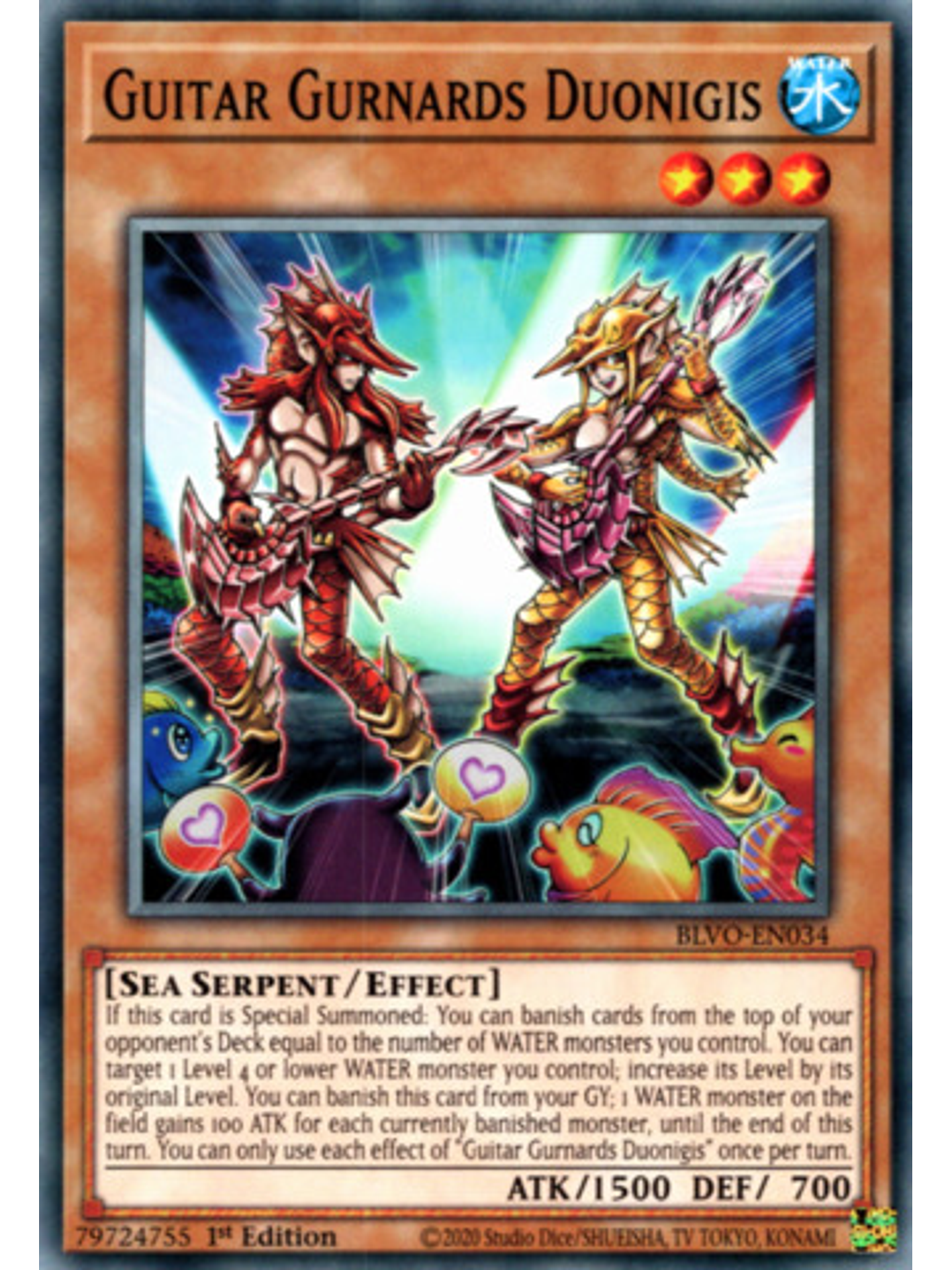 Guitar Gurnards Duonigis - BLVO-EN034 - Common 1st Edition 1