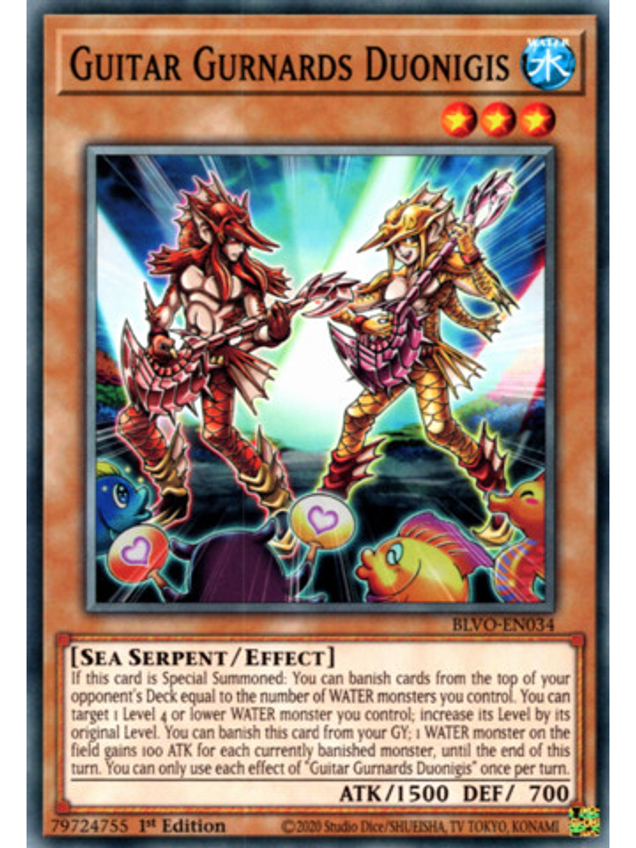 Guitar Gurnards Duonigis - BLVO-EN034 - Common 1st Edition 1