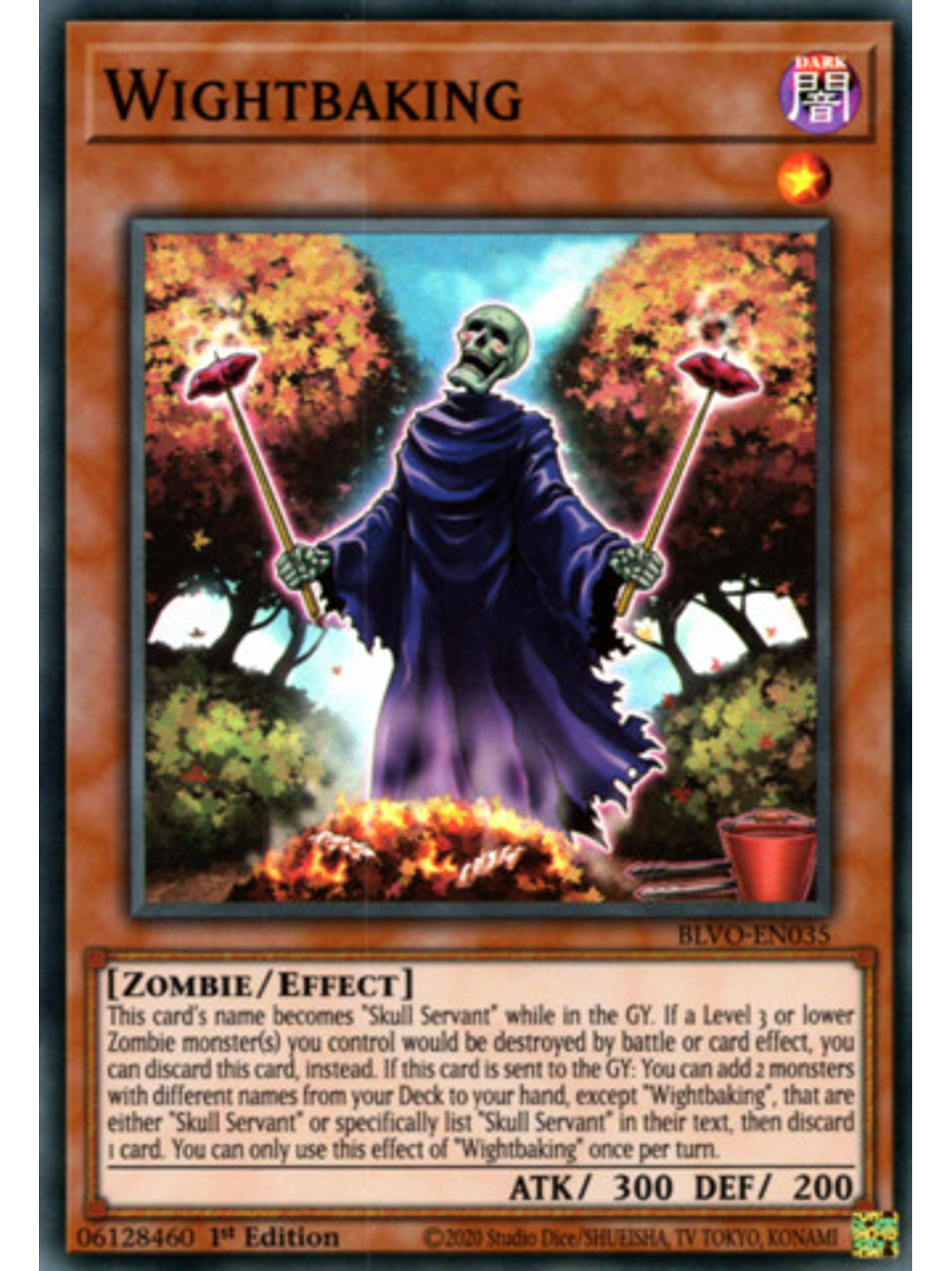 Wightbaking - BLVO-EN035 - Super Rare 1st Edition 1