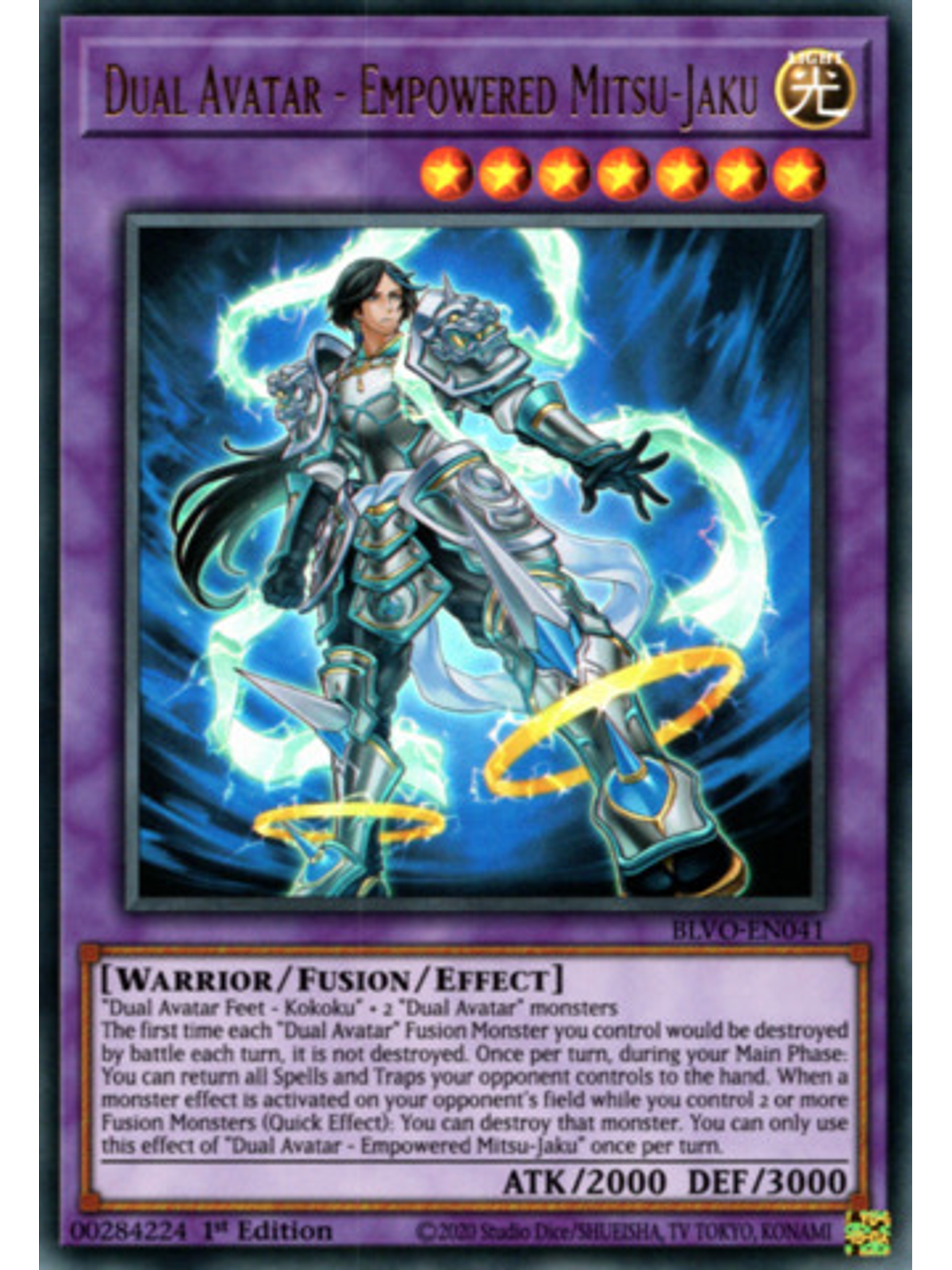 Dual Avatar - Empowered Mitsu-Jaku - BLVO-EN041 - Ultra Rare 1st Edition 1