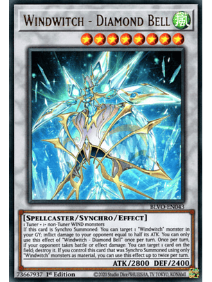 Windwitch - Diamond Bell - BLVO-EN043 - Ultra Rare 1st Edition
